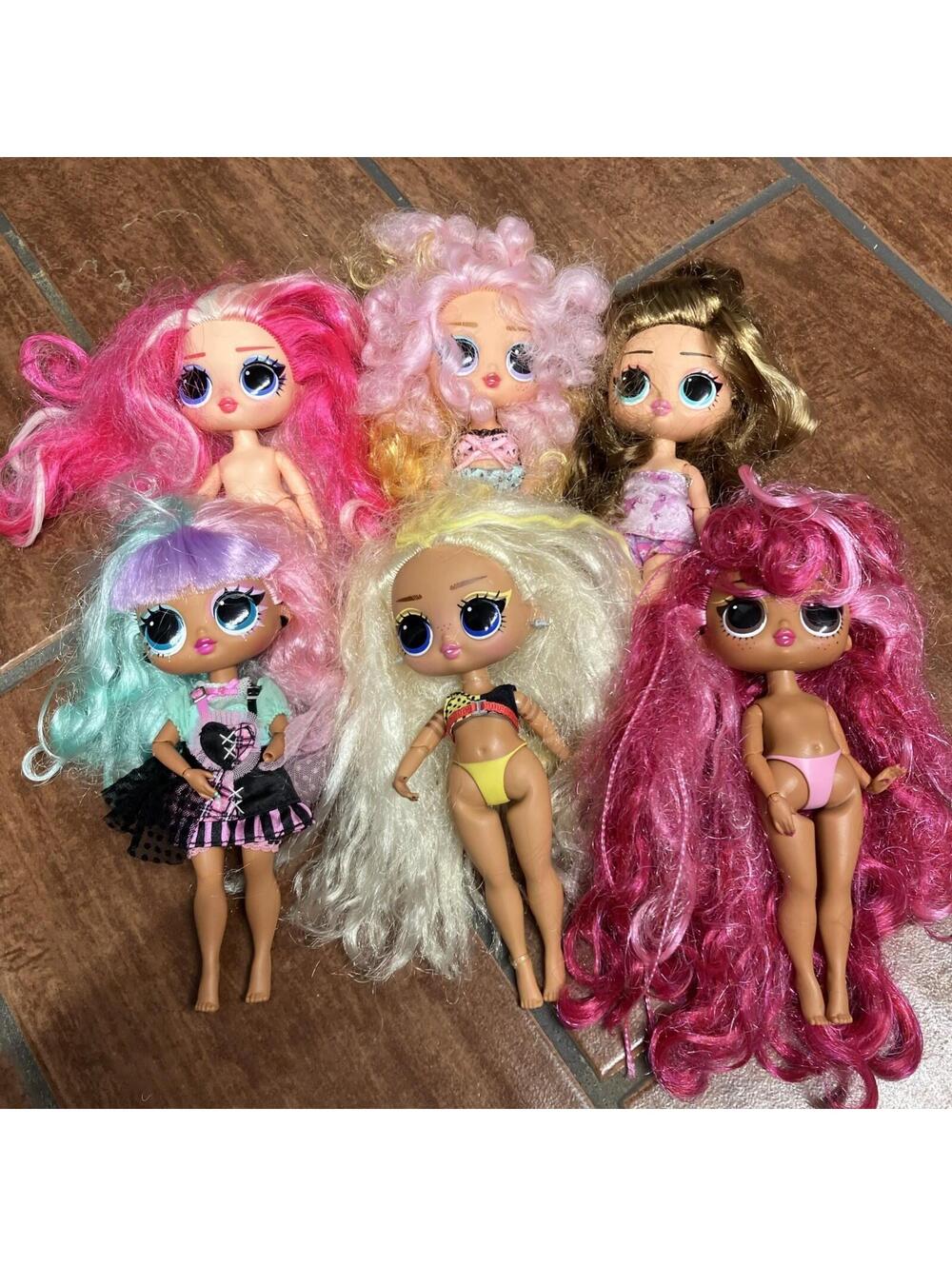 LOT OF 6 RAINBOW JR HIGH DOLLS FROM MGA ENTERTAINMENT
